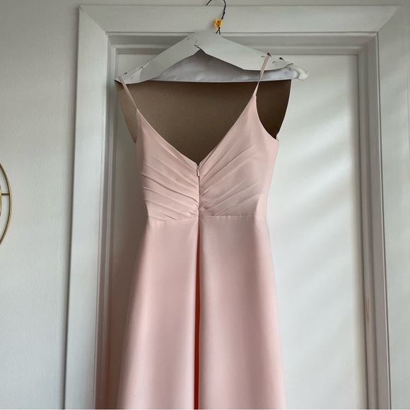 Hayley Paige Occasions 5763 Bridesmaids Dress in Blush - Picture 11 of 14